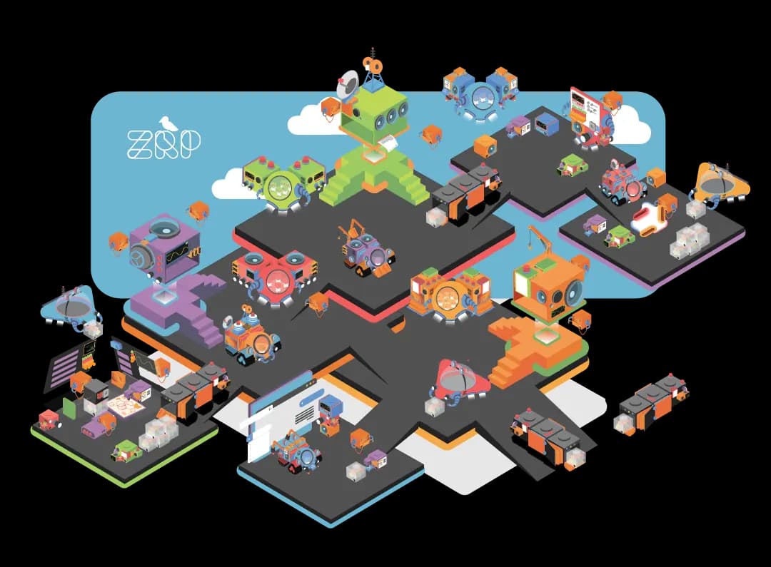 Ilustração de equipe ZRP